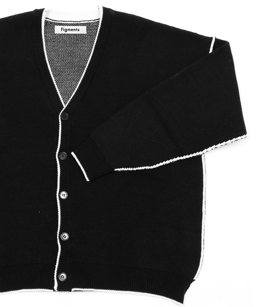 Figments(フィグメンツ)の「ポイントカラーカーディガン(カーディガン/ボレロ・レディース・ブラック/ベージュ/グレー/パープル/ワイン・FREE)」の11枚目の写真