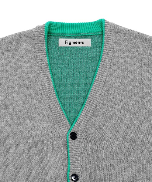 Figments(フィグメンツ)の「ポイントカラーカーディガン(カーディガン/ボレロ・レディース・ブラック/ベージュ/グレー/パープル/ワイン・FREE)」の16枚目の写真