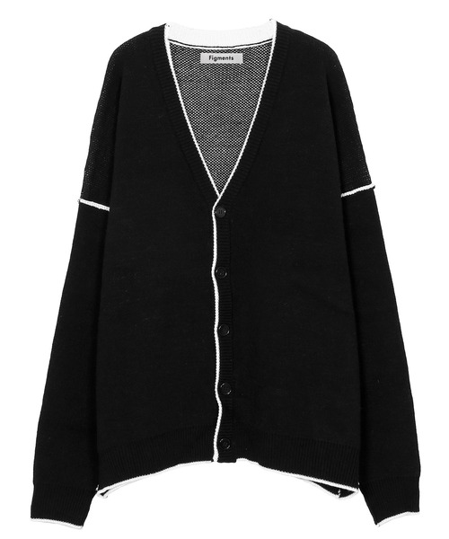 Figments(フィグメンツ)の「ポイントカラーカーディガン(カーディガン/ボレロ・レディース・ブラック/ベージュ/グレー/パープル/ワイン・FREE)」の18枚目の写真