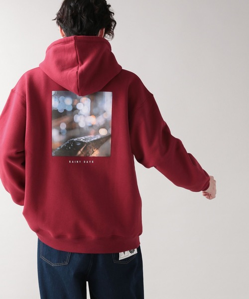 RAGEBLUE（レイジブルー）の「TOKYO NEON/フォトプリント裏起毛  