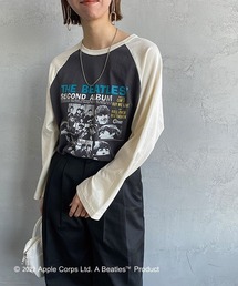 【WEB限定】[THE BEATLES/ザ ビートルズ] アルバムグラフィックプリント ラグランスリーブTシャツ