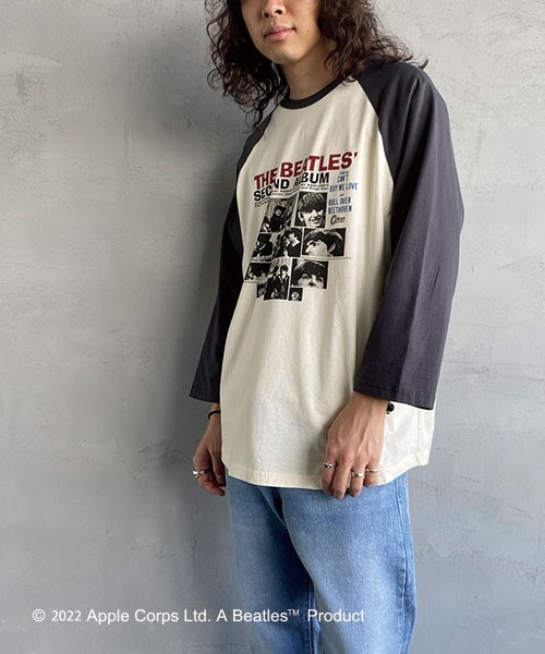 The Beatles（ザビートルズ）の「【WEB限定】[THE BEATLES/ザ ビートルズ] アルバムグラフィックプリント ラグランスリーブTシャツ（Tシャツ/カットソー・レディース・チャコールグレー/オフホワイト・M/L/XL）」の21枚目の写真