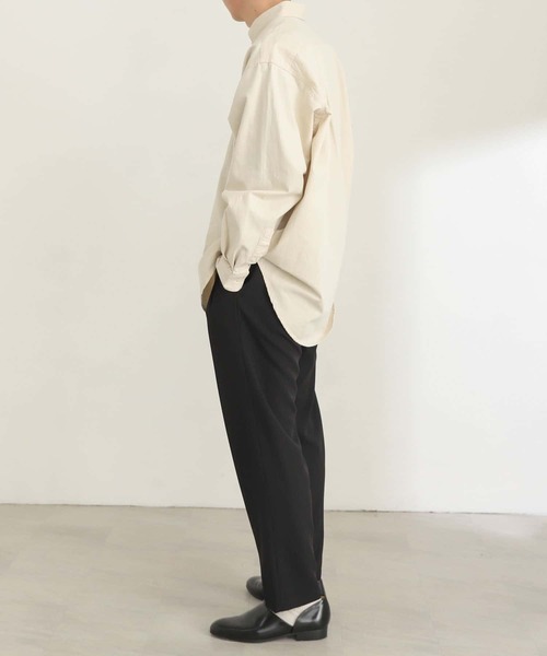 SENSE OF PLACE by URBAN RESEARCH（センスオブプレイスバイアーバンリサーチ）の「『別注』テディベアボタンダウンルーズシャツ（シャツ/ブラウス・メンズ・ブラック/ベージュ/ネイビー/イエロー/ミント/ライトベージュ・MEDIUM/LARGE）」の11枚目の写真