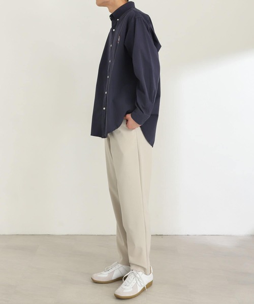 SENSE OF PLACE by URBAN RESEARCH（センスオブプレイスバイアーバンリサーチ）の「『別注』テディベアボタンダウンルーズシャツ（シャツ/ブラウス・メンズ・ブラック/ベージュ/ネイビー/イエロー/ミント/ライトベージュ・MEDIUM/LARGE）」の22枚目の写真