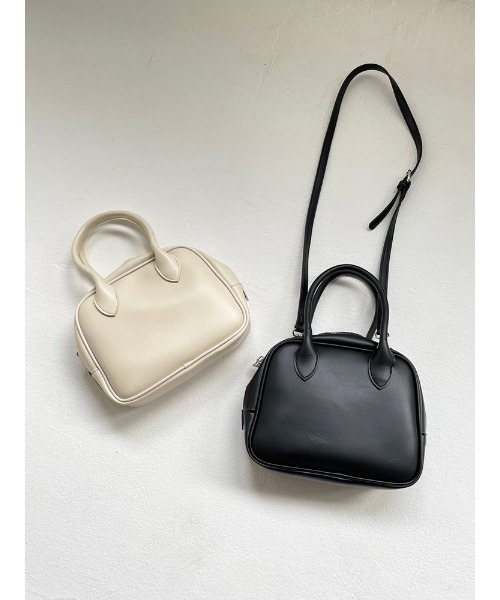 ENVYM（アンビー）の「ブガッティバッグ（ショルダーバッグ・レディース・ブラック/アイボリー・FREE）」の12枚目の写真