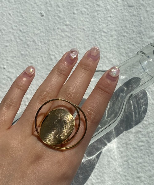 VANNIE U(ヴァニーユー)の「chips ring(リング・レディース・シルバー/ゴールド・FREE)」の3枚目の写真