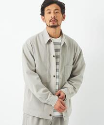 green label relaxing | ウールライク ユーティリティー カバーオール ジャケット -ウォッシャブル・防シワ・伸縮性-(カバーオール)