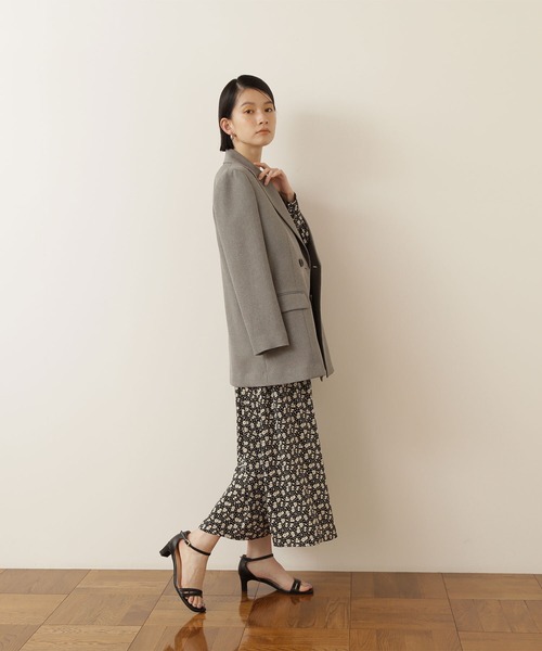 NATURAL BEAUTY BASIC（ナチュラルビューティーベーシック）の「シャークスキンダブルジャケット（テーラードジャケット・レディース・ネイビー/グレー・SMALL/MEDIUM）」の16枚目の写真