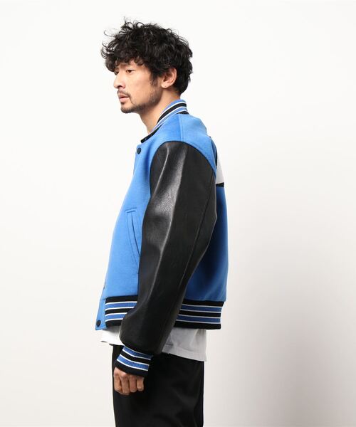 CLUB PARK（クラブパーク）の「AFEWGOODKIDS/アフューグッドキッズ/マリンスタジャン/MarineStadiumJacket（ブルゾン・メンズ・ブルー・LARGE）」の2枚目の写真
