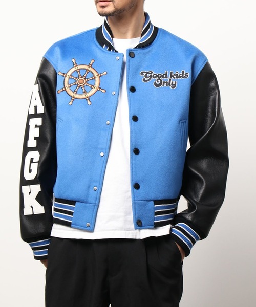 CLUB PARK（クラブパーク）の「AFEWGOODKIDS/アフューグッドキッズ/マリンスタジャン/MarineStadiumJacket（ブルゾン・メンズ・ブルー・LARGE）」の6枚目の写真