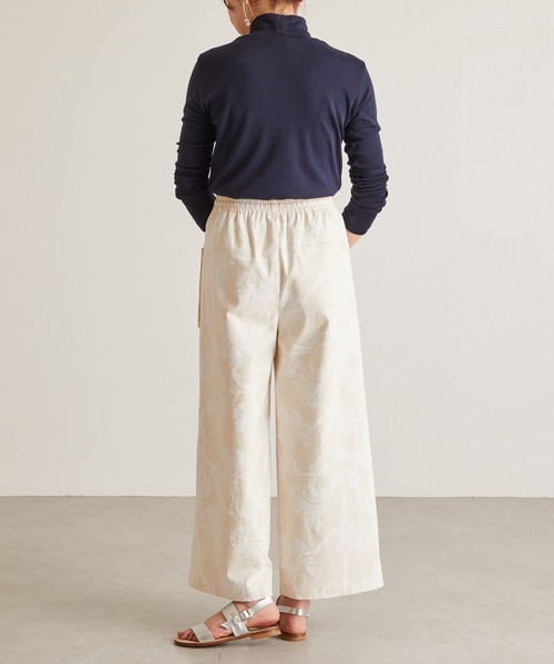 BEARDSLEY（ビアズリー）の「ロープ柄ワイドパンツ（その他パンツ・レディース・アイボリー・FREE）」の14枚目の写真