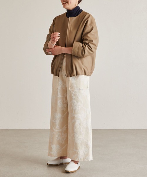 BEARDSLEY（ビアズリー）の「ロープ柄ワイドパンツ（その他パンツ・レディース・アイボリー・FREE）」の10枚目の写真