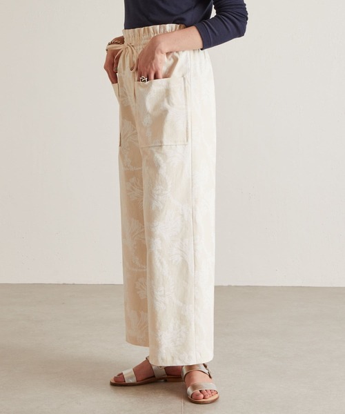 BEARDSLEY（ビアズリー）の「ロープ柄ワイドパンツ（その他パンツ・レディース・アイボリー・FREE）」の6枚目の写真