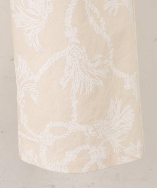 BEARDSLEY（ビアズリー）の「ロープ柄ワイドパンツ（その他パンツ・レディース・アイボリー・FREE）」の9枚目の写真