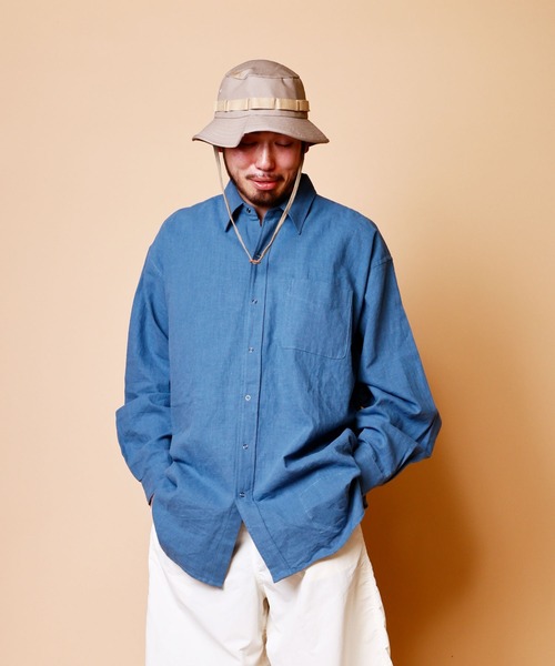 MILITARY（ミリタリー）の「US MADE BOONIE HAT/ US メイド ブーニーハット（ハット・メンズ・ベージュ系その他・LARGE）」の6枚目の写真