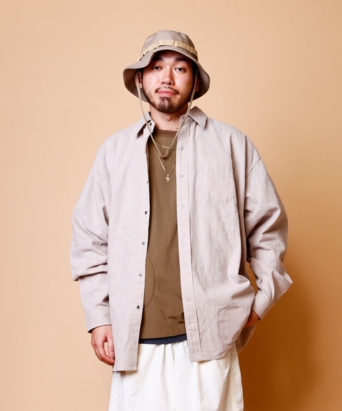 MILITARY（ミリタリー）の「US MADE BOONIE HAT/ US メイド ブーニーハット（ハット・メンズ・ベージュ系その他・LARGE）」の12枚目の写真