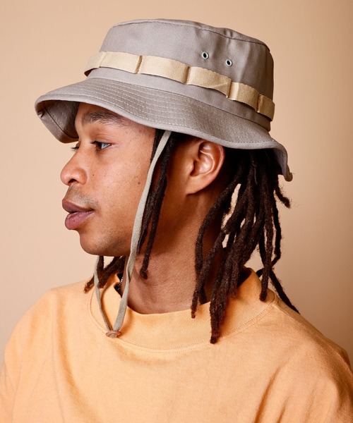 MILITARY（ミリタリー）の「US MADE BOONIE HAT/ US メイド ブーニーハット（ハット・メンズ・ベージュ系その他・LARGE）」の14枚目の写真