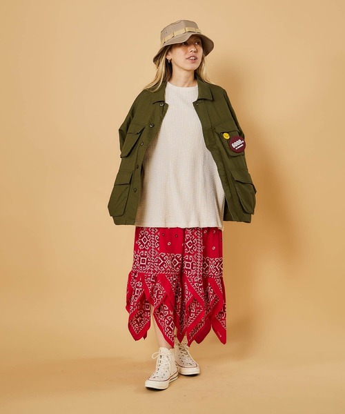 MILITARY（ミリタリー）の「US MADE BOONIE HAT/ US メイド ブーニーハット（ハット・メンズ・ベージュ系その他・LARGE）」の15枚目の写真