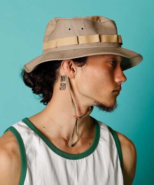 MILITARY（ミリタリー）の「US MADE BOONIE HAT/ US メイド ブーニーハット（ハット・メンズ・ベージュ系その他・LARGE）」の19枚目の写真
