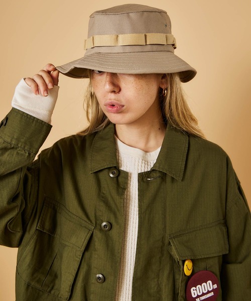 MILITARY（ミリタリー）の「US MADE BOONIE HAT/ US メイド ブーニーハット（ハット・メンズ・ベージュ系その他・LARGE）」の17枚目の写真
