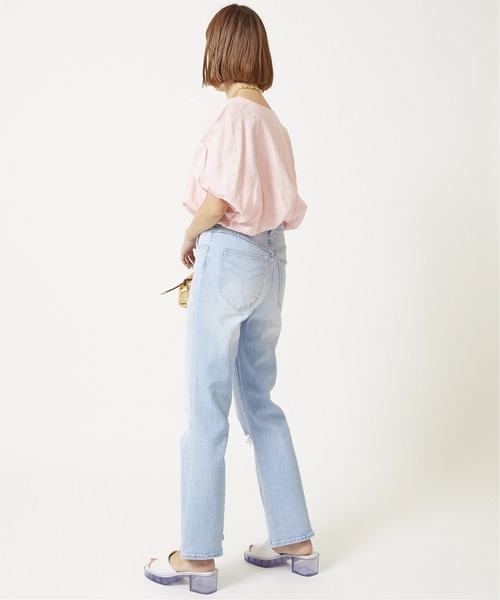 U by SPICK&SPAN(ユーバイスピックアンドスパン)の「【ROLLA’S/ローラス】 DUSTERS BOOTCUT CROP◆(デニムパンツ・レディース・サックスブルー・X-SMALL/SMALL/MEDIUM)」の13枚目の写真