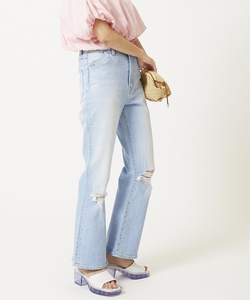 U by SPICK&SPAN(ユーバイスピックアンドスパン)の「【ROLLA’S/ローラス】 DUSTERS BOOTCUT CROP◆(デニムパンツ・レディース・サックスブルー・X-SMALL/SMALL/MEDIUM)」の16枚目の写真