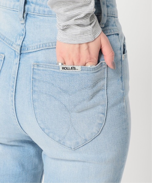U by SPICK&SPAN(ユーバイスピックアンドスパン)の「【ROLLA’S/ローラス】 DUSTERS BOOTCUT CROP◆(デニムパンツ・レディース・サックスブルー・X-SMALL/SMALL/MEDIUM)」の21枚目の写真