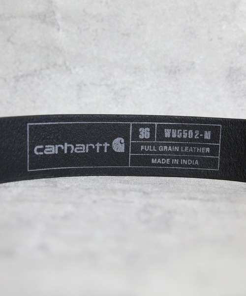 Carhartt（カーハート）の「Carhartt バックルレザーベルト２（ベルト・メンズ・ブラック/ブラウン・38/36/34）」の8枚目の写真
