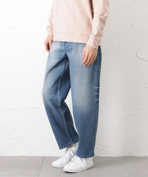 URBAN COLLECTION(アーバンコレクション)の「ヘビーオンスデニム ワイドバギーパンツ チェーン付き(その他パンツ・メンズ・ホワイト/ブラック/チャコール/ライトブルー・M/L)」の5枚目の写真