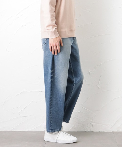 URBAN COLLECTION(アーバンコレクション)の「ヘビーオンスデニム ワイドバギーパンツ チェーン付き(その他パンツ・メンズ・ホワイト/ブラック/チャコール/ライトブルー・M/L)」の8枚目の写真