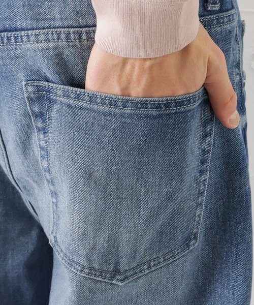 URBAN COLLECTION(アーバンコレクション)の「ヘビーオンスデニム ワイドバギーパンツ チェーン付き(その他パンツ・メンズ・ホワイト/ブラック/チャコール/ライトブルー・M/L)」の14枚目の写真