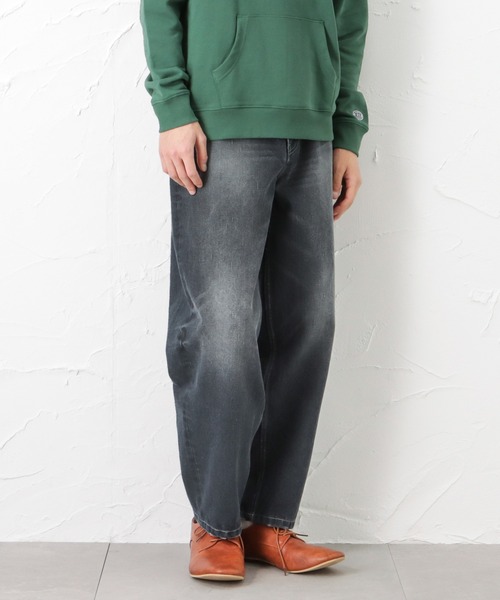 URBAN COLLECTION(アーバンコレクション)の「ヘビーオンスデニム ワイドバギーパンツ チェーン付き(その他パンツ・メンズ・ホワイト/ブラック/チャコール/ライトブルー・M/L)」の17枚目の写真