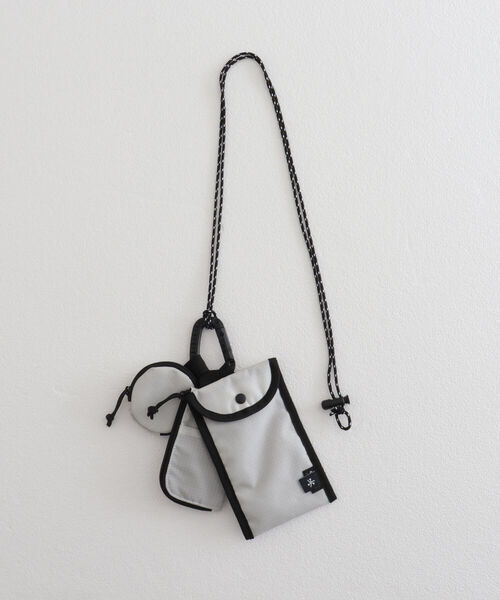 GLOSTER（グロスター）の「【GLOSTER/グロスター】コーデュラリップ マルチポシェット ネックポーチ（ショルダーバッグ・メンズ・ブラック/ライトグレー・FREE）」の14枚目の写真