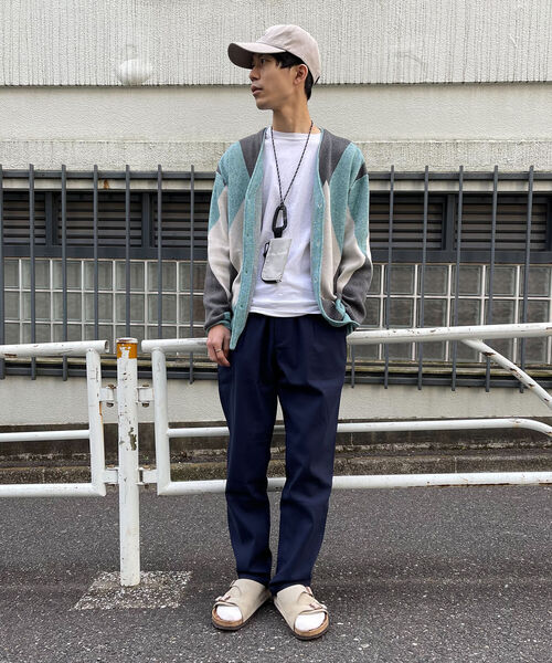 GLOSTER（グロスター）の「【GLOSTER/グロスター】コーデュラリップ マルチポシェット ネックポーチ（ショルダーバッグ・メンズ・ブラック/ライトグレー・FREE）」の12枚目の写真