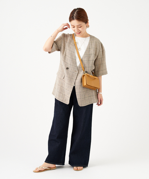 AULENTTI(オウレンティ)の「【AULENTTI/オウレンティ】BAMBOO ミニバッグ:ショルダーバッグ◆(ショルダーバッグ・レディース・ブラック/キャメル・FREE)」の13枚目の写真