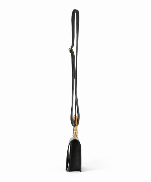 AULENTTI(オウレンティ)の「【AULENTTI/オウレンティ】BAMBOO ミニバッグ:ショルダーバッグ◆(ショルダーバッグ・レディース・ブラック/キャメル・FREE)」の5枚目の写真