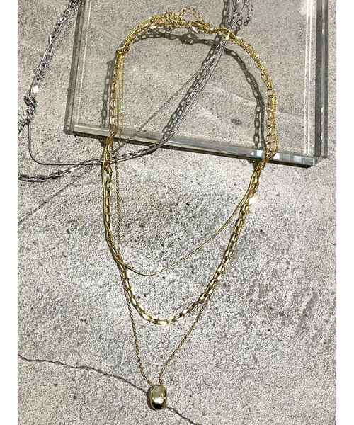 EMODA(エモダ)の「2WAYチェーンネックレス(ネックレス・レディース・シルバー/ゴールド・FREE)」の10枚目の写真