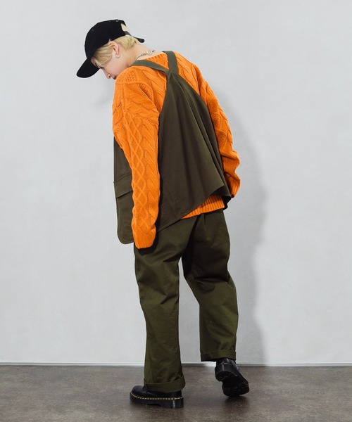 kutir（クティール）の「ミリタリーベスト（ベスト・レディース・ブラック/カーキ・FREE）」の6枚目の写真