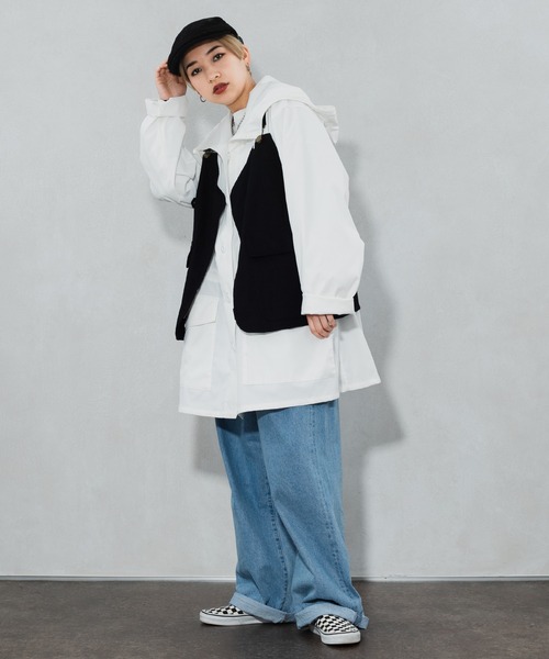 kutir（クティール）の「ミリタリーベスト（ベスト・レディース・ブラック/カーキ・FREE）」の3枚目の写真