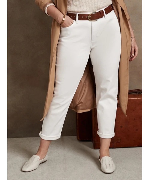 BANANA REPUBLIC FACTORY STORE(バナナリパブリック ファクトリーストア)の「BANANA REPUBLIC FACTORY STORE ガールフレンドジーンズ(デニムパンツ・レディース・ホワイト・24/25/26/27/28)」の7枚目の写真