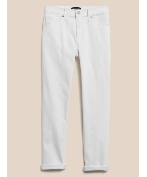BANANA REPUBLIC FACTORY STORE(バナナリパブリック ファクトリーストア)の「BANANA REPUBLIC FACTORY STORE ガールフレンドジーンズ(デニムパンツ・レディース・ホワイト・24/25/26/27/28)」の2枚目の写真