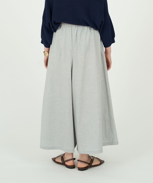 conges payes ADIEU TRISTESSE（コンジェ ペイエ アデュートリステス）の「タイプライターワイドキュロット（その他パンツ・レディース・ネイビー/グレー/ブラック・38）」の20枚目の写真