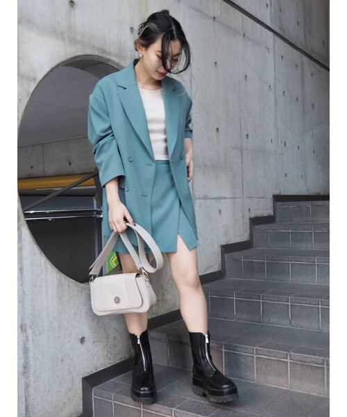 EVRIS（エヴリス）の「SUNNYショートTEE（Tシャツ/カットソー・レディース・ホワイト/ブラック/ベージュ/グリーン/オレンジ・FREE）」の17枚目の写真