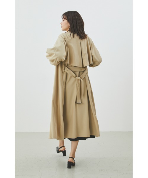 LILIDIA(リリディア)の「パフSLVトレンチコート(トレンチコート・レディース・アイボリー/ベージュ・MEDIUM/SMALL/LARGE)」の18枚目の写真
