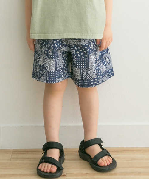 URBAN RESEARCH DOORS（アーバンリサーチドアーズ）の「リップストップショーツ(KIDS)（その他パンツ・キッズ・カモフラージュ/ブラウン/パープル/ネイビー・120/105/135）」の2枚目の写真