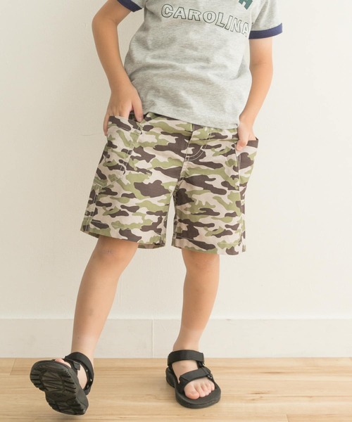 URBAN RESEARCH DOORS（アーバンリサーチドアーズ）の「リップストップショーツ(KIDS)（その他パンツ・キッズ・カモフラージュ/ブラウン/パープル/ネイビー・120/105/135）」の4枚目の写真