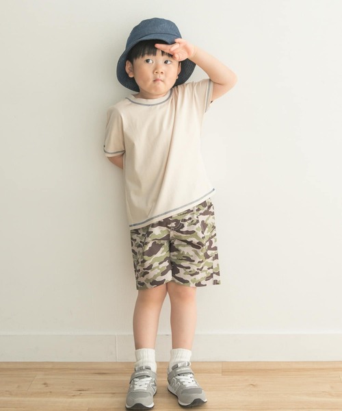 URBAN RESEARCH DOORS（アーバンリサーチドアーズ）の「リップストップショーツ(KIDS)（その他パンツ・キッズ・カモフラージュ/ブラウン/パープル/ネイビー・120/105/135）」の16枚目の写真