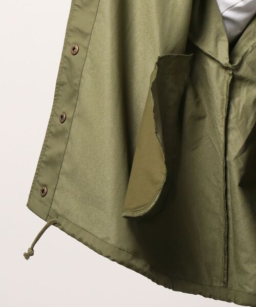 Samansa Mos2（サマンサ モスモス）の「ボリューム袖マウンテンパーカー（マウンテンパーカー・レディース・イエロー/カーキ/ネイビー/ベージュ/ピンク・ﾌﾘ-）」の8枚目の写真