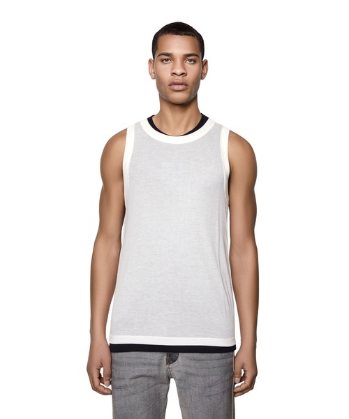 メンズ タンクトップ レイヤードデザイン Tシャツ カットソー Diesel ディーゼル のファッション通販 Zozotown