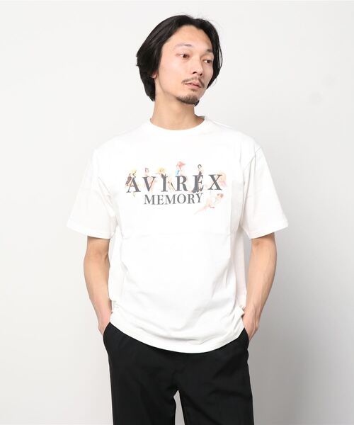 AVIREX（アヴィレックス）の「ガールズ＆ロゴ Tシャツ/GIRLS & LOGO T-SHIRT（Tシャツ/カットソー・レディース・ライトグレー/ブラック/ライトピンク/ホワイト・MEDIUM/LARGE/X-LARGE）」の13枚目の写真